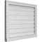 Ekena Millwork Vertical Surface Mount PVC Gable Vent: Functional, w/ 2"W x 2"P Brickmould Sill Frame, 30"W x 24"H GVPVE30X2403SF - alternate 5